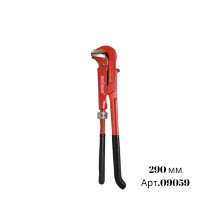 Ключ трубный газовый рычажной 290 мм, 0,75", (цельнокованый, красный), "MAXIMUM" MX 09059 Ключ трубный газовый рычажной 290 мм, 0,75", (цельнокованый, красный), "MAXIMUM" MX 09059