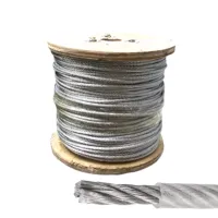 Трос стальной в оплетке ПВХ 4 мм 200 м, «Maxumum»